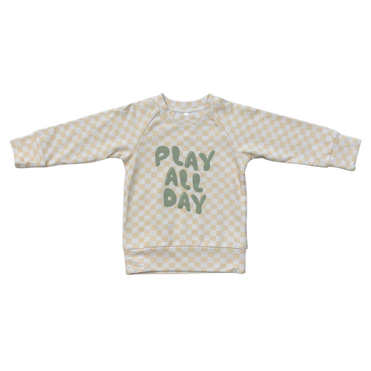 Boys Bamboo Terry Raglan Sweatshirt - Athletic Kids Top | babysprouts