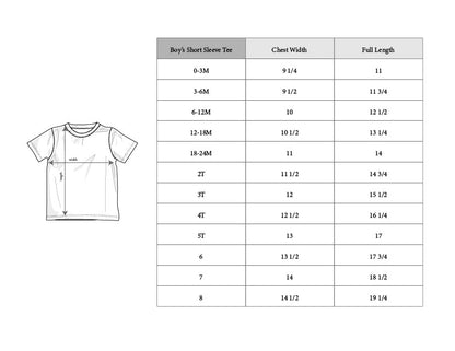 Bamboo Short Sleeve T-Shirt - Americana Prints