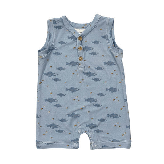 Boys' Bamboo Jersey Sleeveless Romper | babysprouts