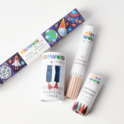 Outdoor Art Bundle - Chalk, Crayons, & Coloring Fun
