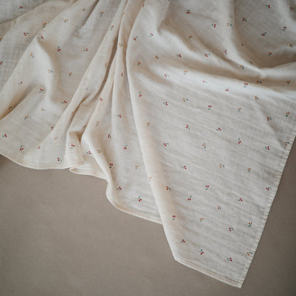 Muslin swaddle blanket, various colors*