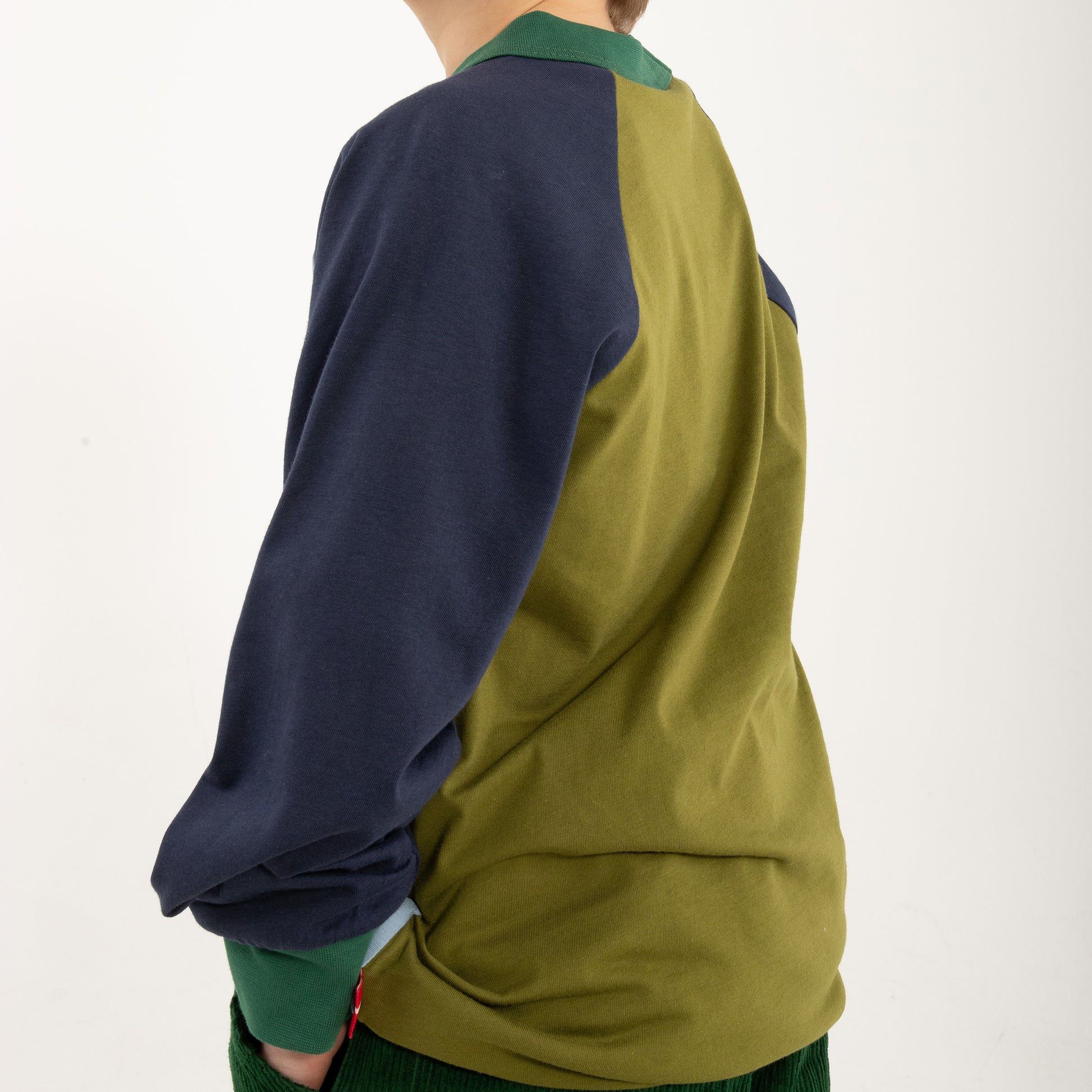 Danefae Long Sleeved Cotton Boys' Raglan Viking T-Shirt- Erik