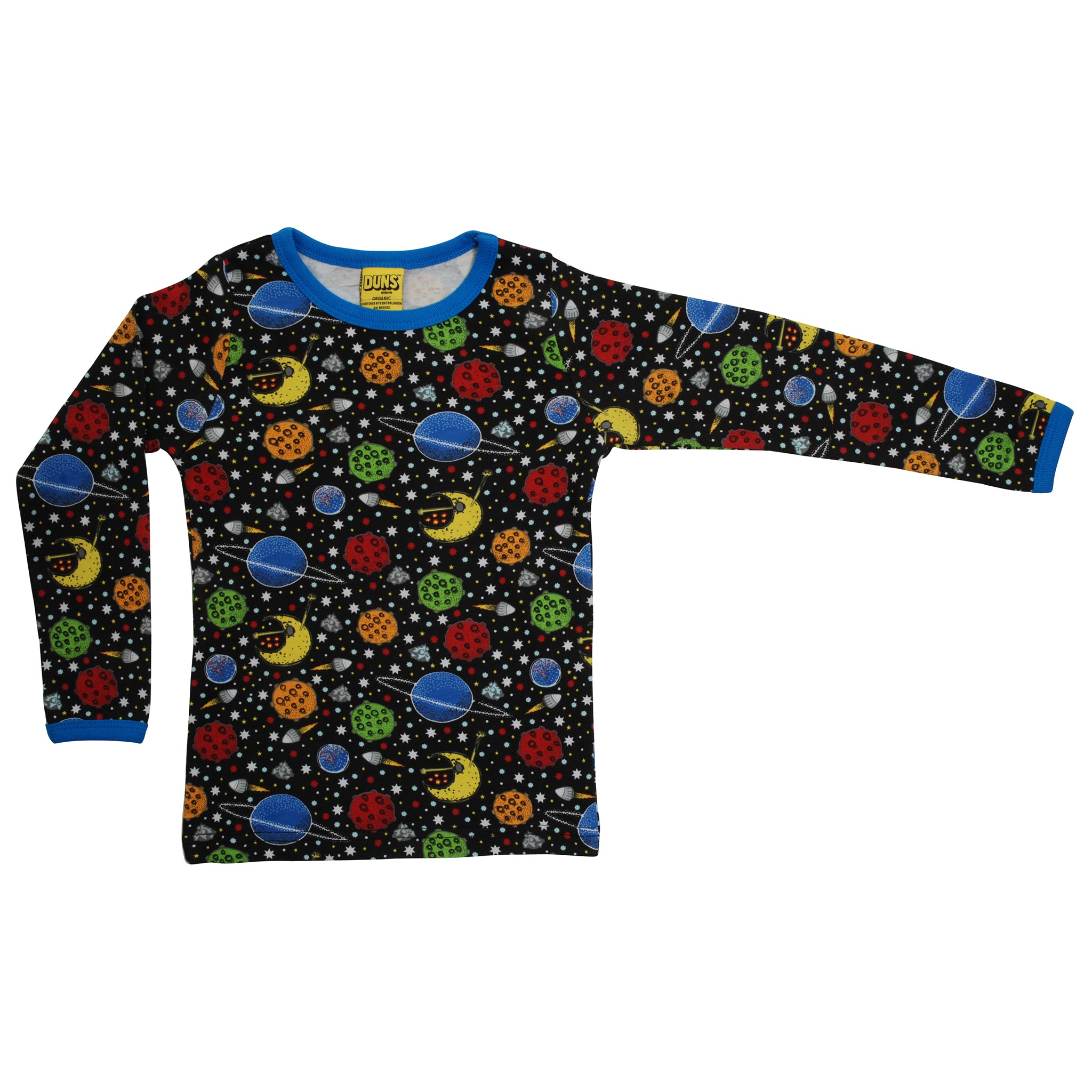DUNS Sweden organic Long sleeve top- outer space