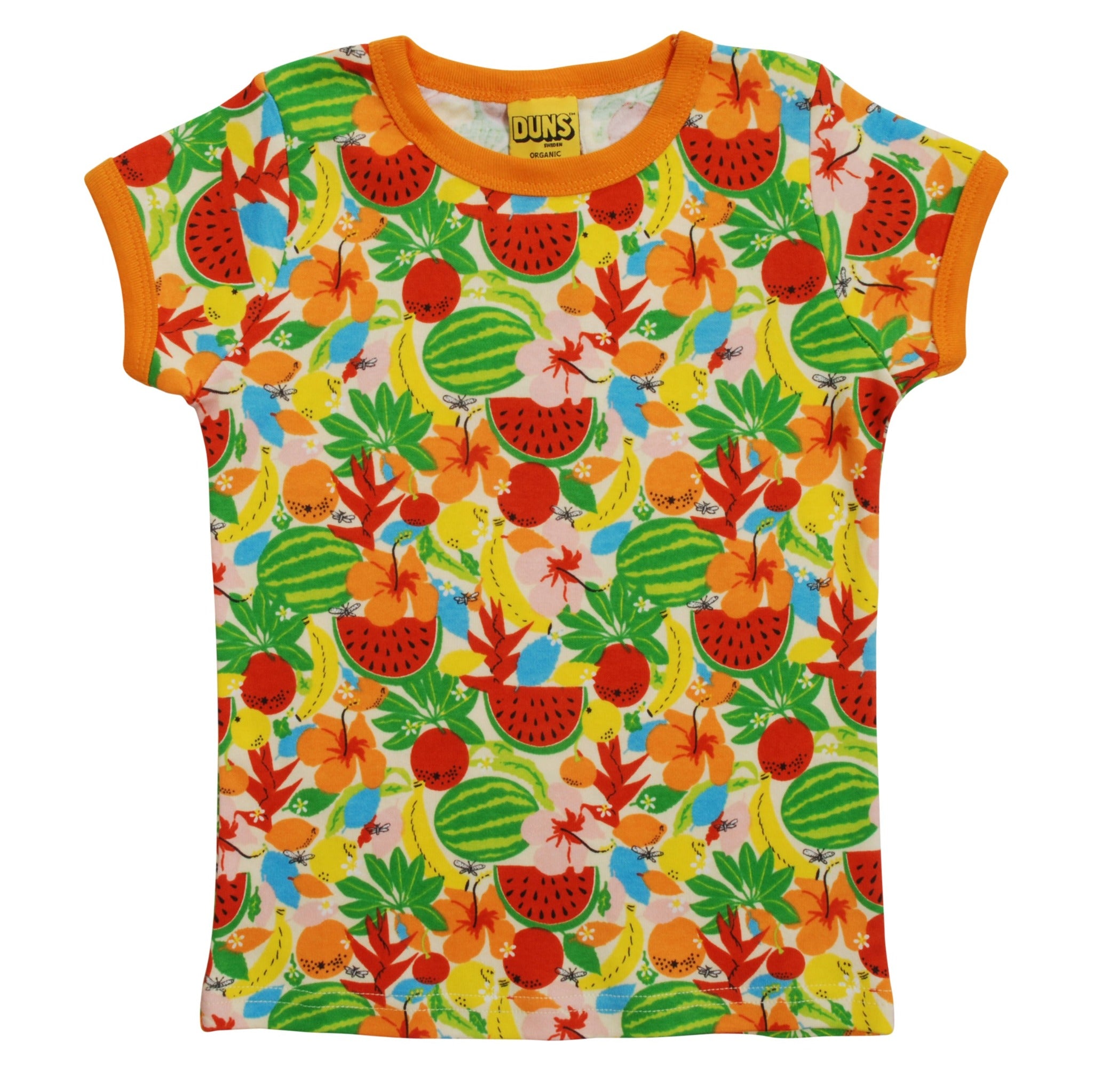 DUNS Sweden organic Short sleeve top- jungle