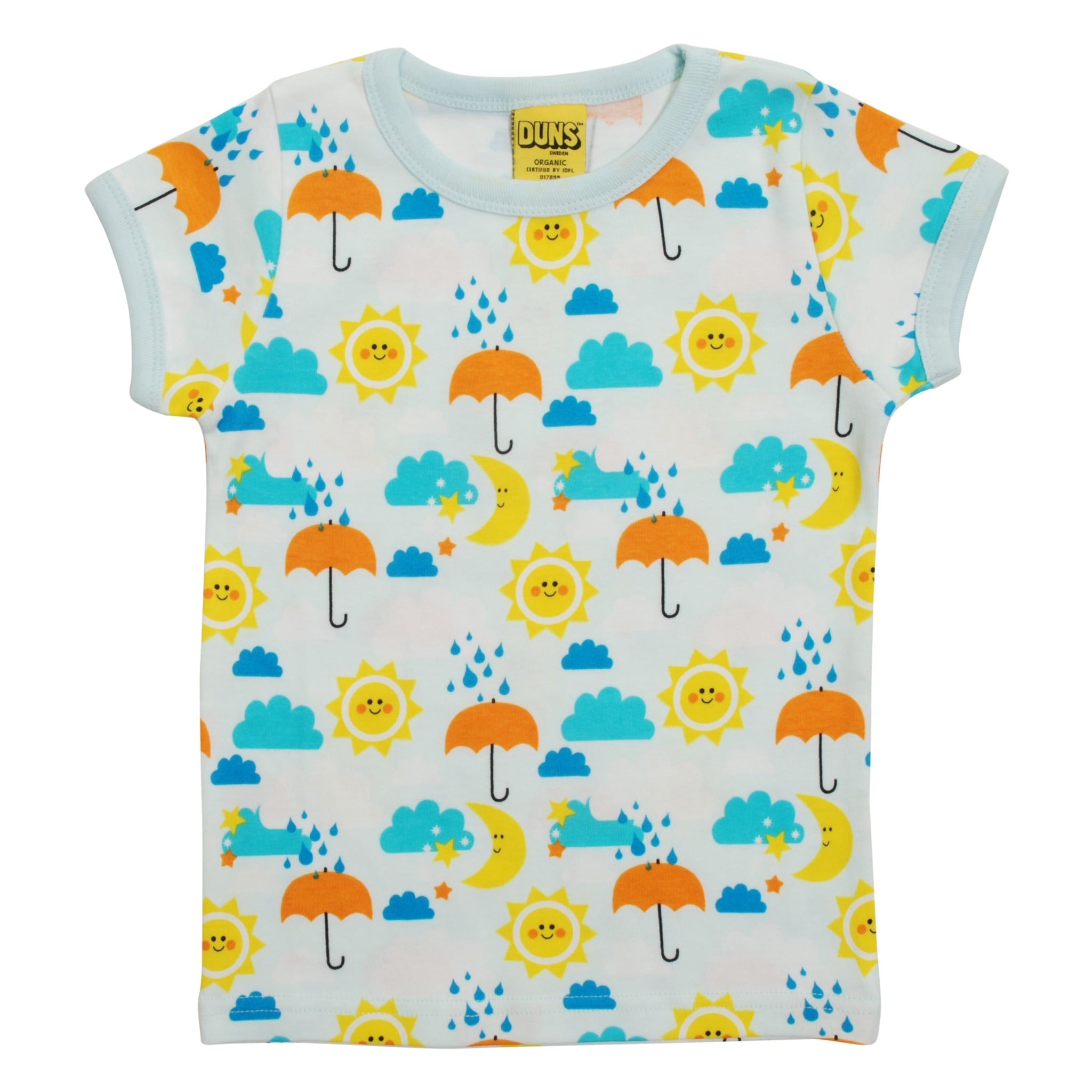 DUNS Sweden organic Short sleeve top- sun and rain