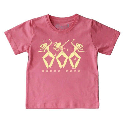 Dance More Organic Cotton T-Shirt for Kids | Uni-T