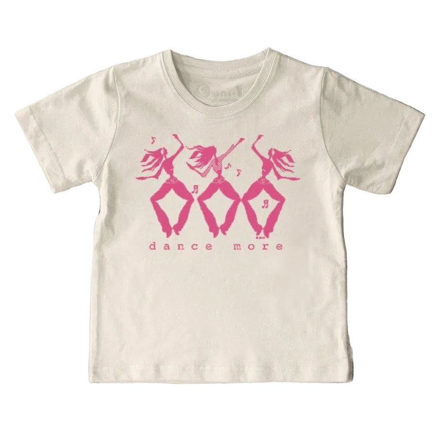 Dance More Organic Cotton T-Shirt for Kids | Uni-T