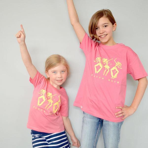 Dance More Organic Cotton T-Shirt for Kids | Uni-T