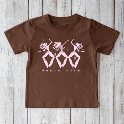Dance More Organic Cotton T-Shirt for Kids | Uni-T