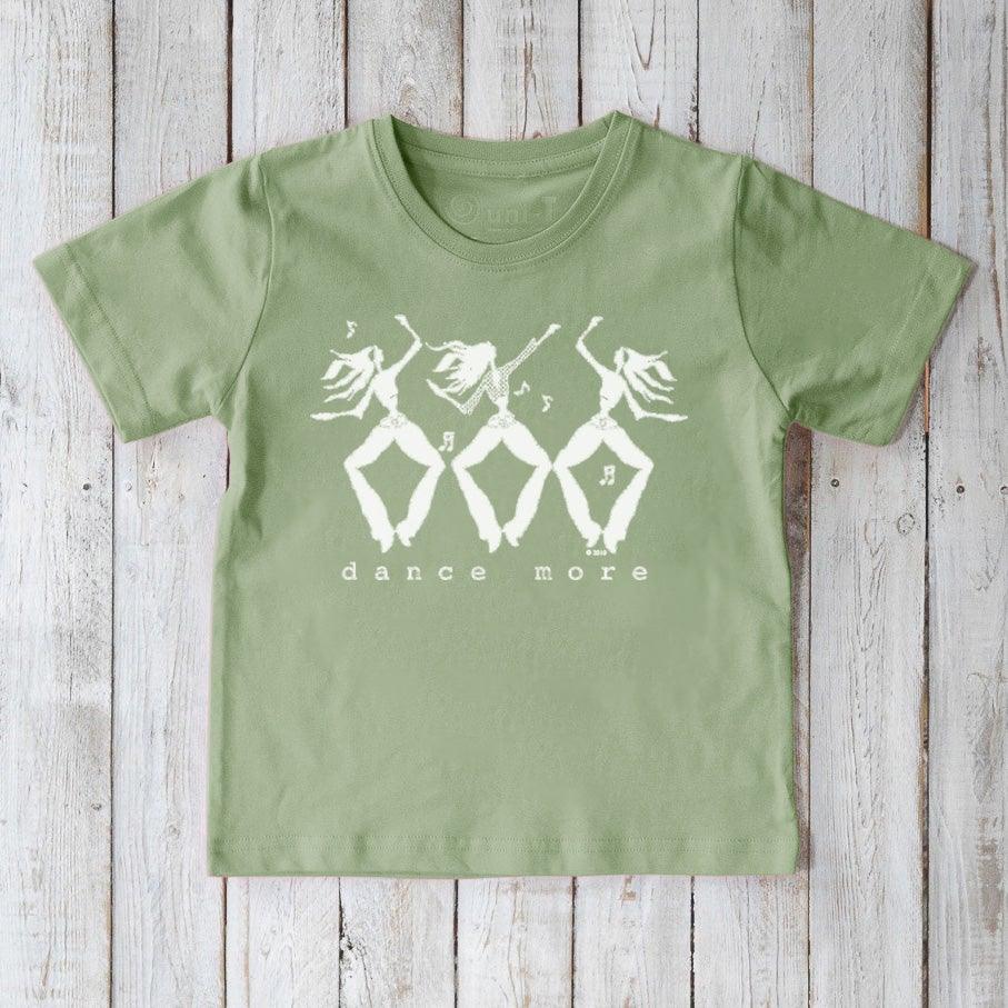 Dance More Organic Cotton T-Shirt for Kids | Uni-T