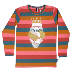 Danefae Long sleeved tee- multi-stripe princess