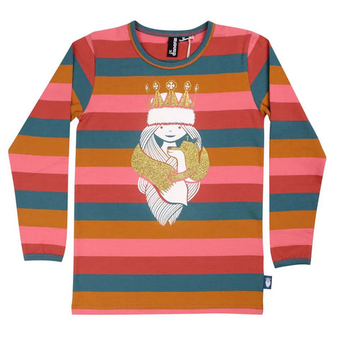 Danefae Long sleeved tee- multi-stripe princess