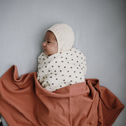 Muslin swaddle blanket, various colors*