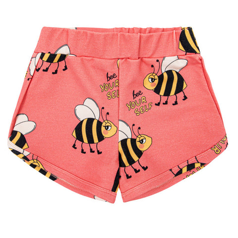 Dear Sophie organic Sporty shorts- bee pink