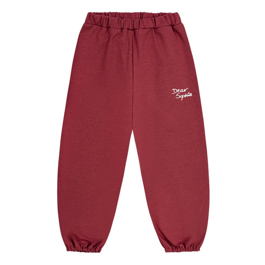 Dear Sophie Organic Kids' Parachute Pants- Red Brick