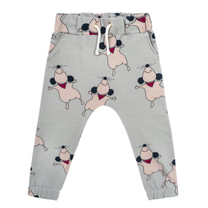 Dear Sophie organic Jogger pants- mouse gray