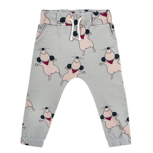 Dear Sophie organic Jogger pants- mouse gray