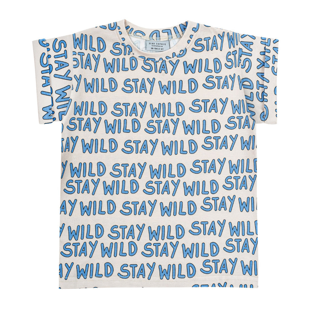 Dear Sophie organic Short sleeve t-shirt- stay wild