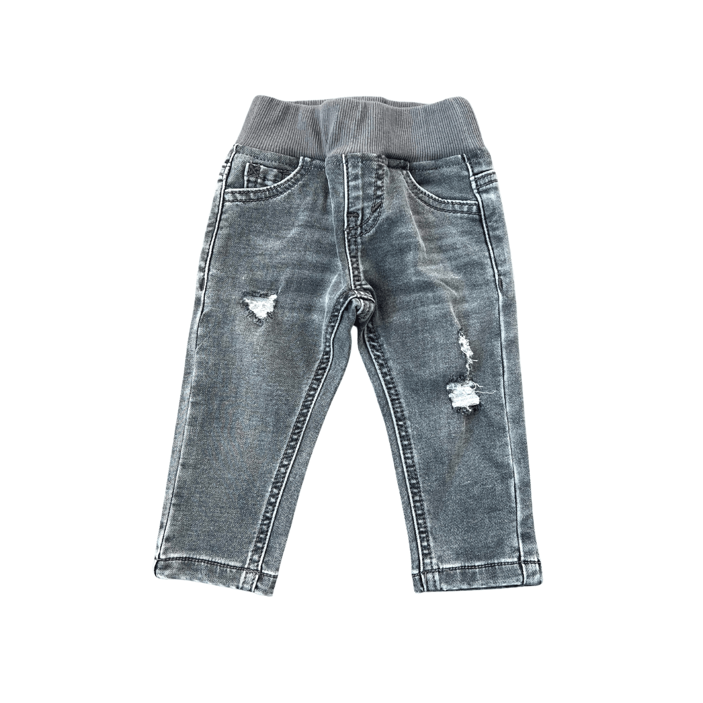 Slim Denim Jeans - Gray
