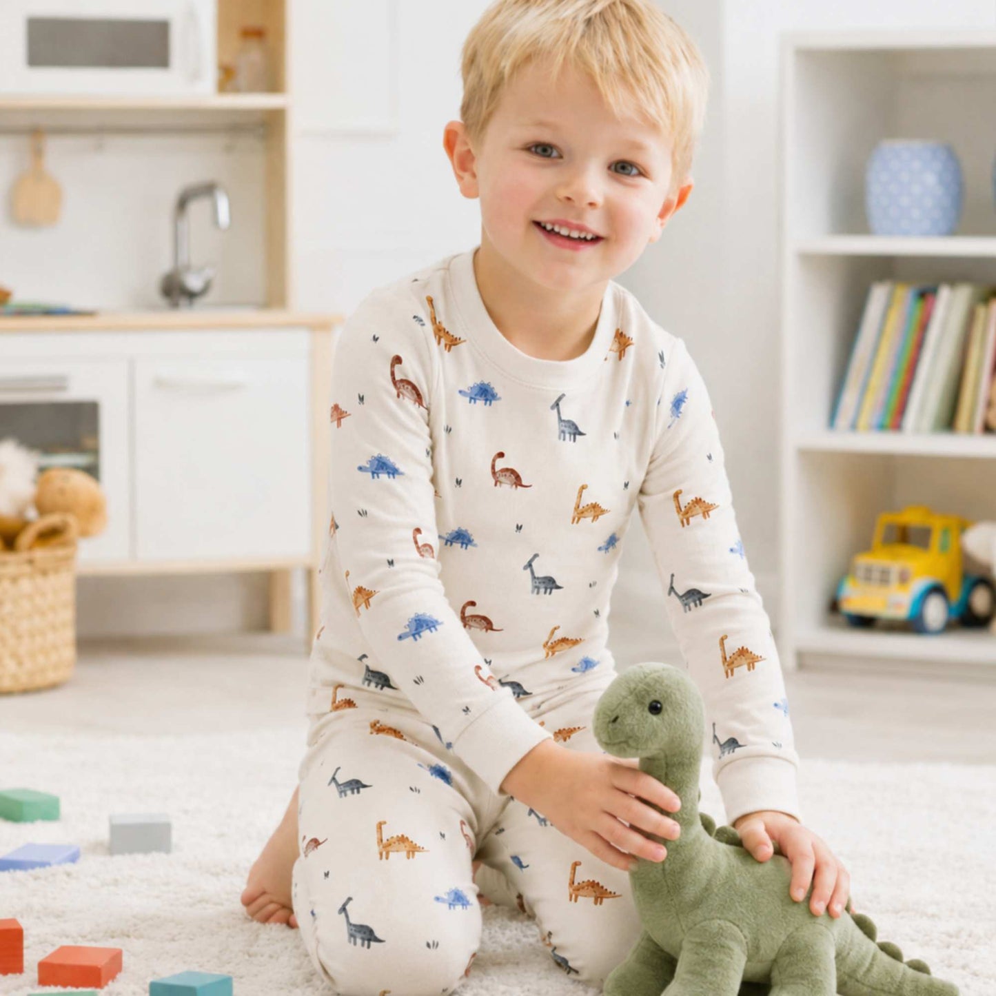 Modal Pajama Set - Dinosaurs