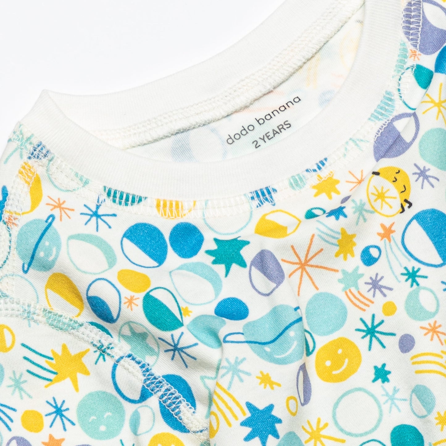 DoDo Banana Organic Pima Cotton Pajama Set- Many Moons