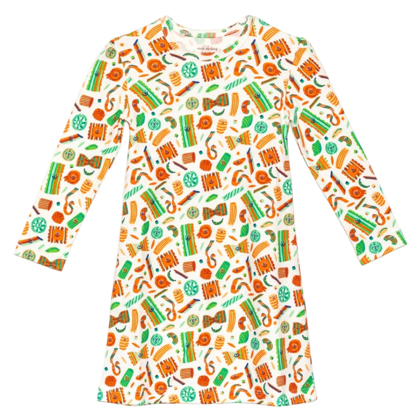 Pasta Festa Organic Pima Cotton Dodo Dress | Dodo Banana