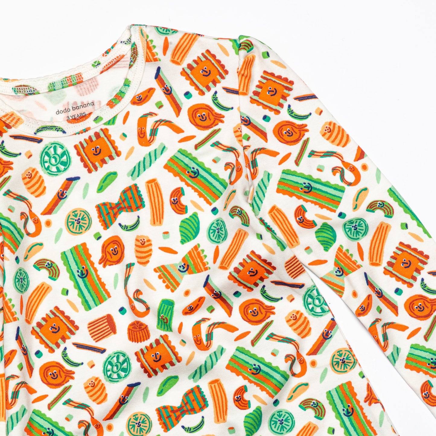 Pasta Festa Organic Pima Cotton Dodo Dress | Dodo Banana