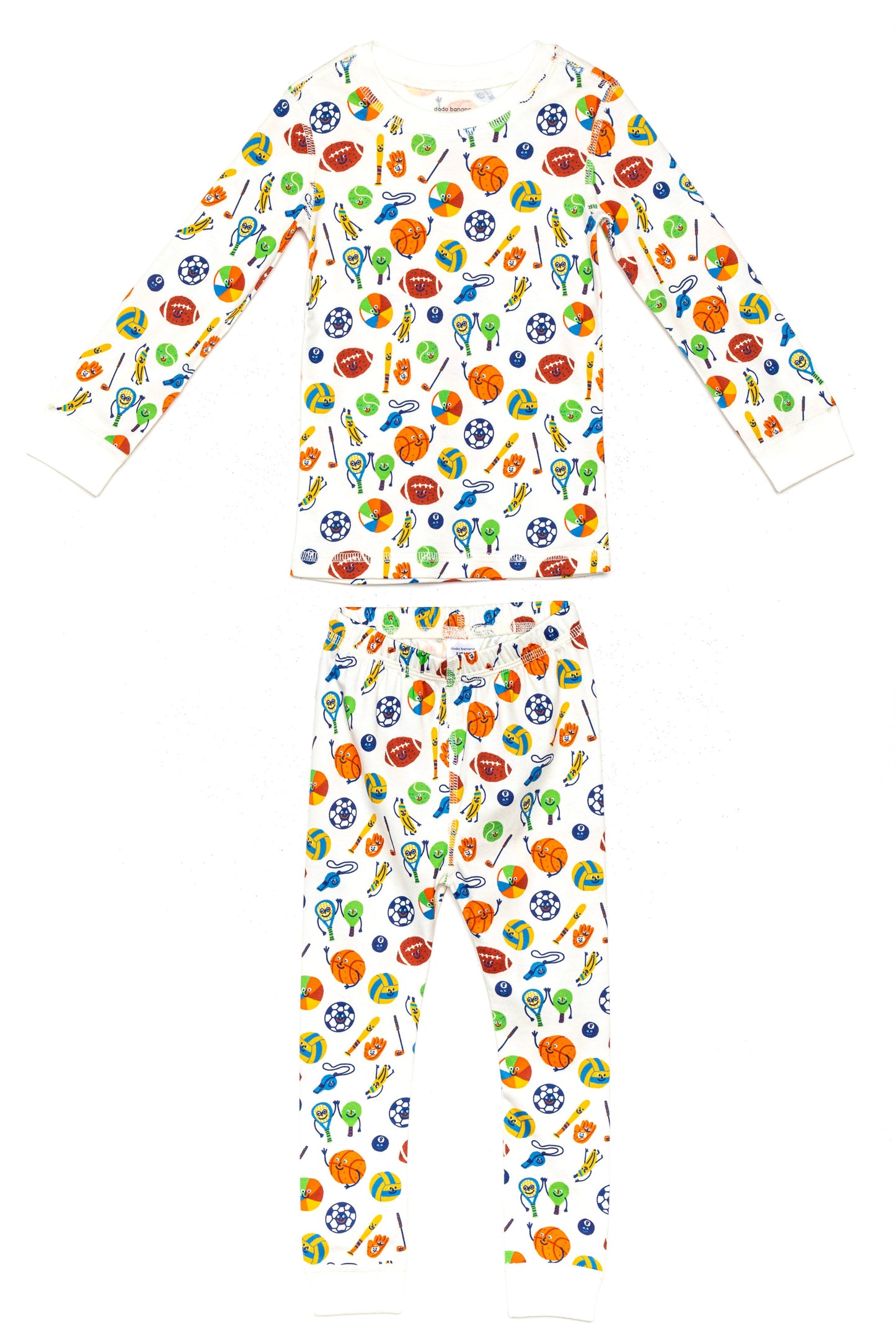 Organic Cotton Pajama Set - Play Ball
