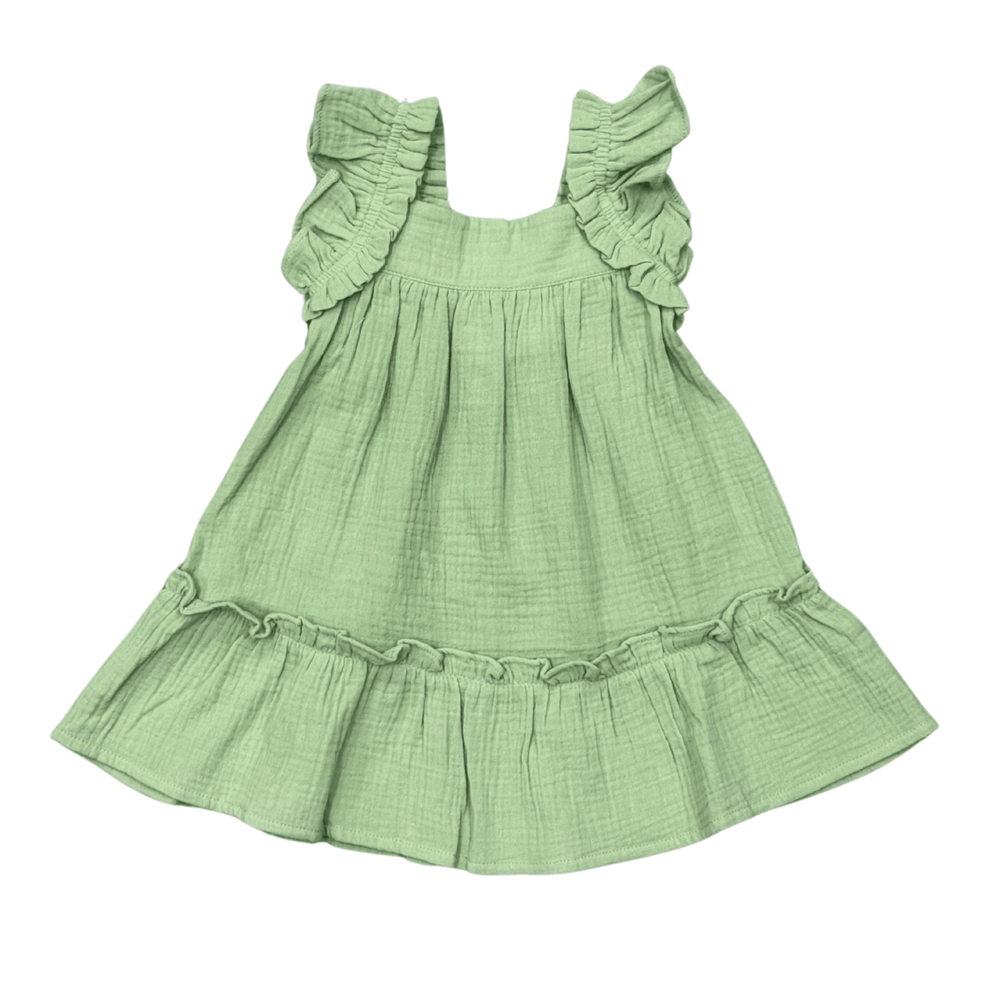 Girls' Drop-Waist Peplum Dress - Gauze | babysprouts