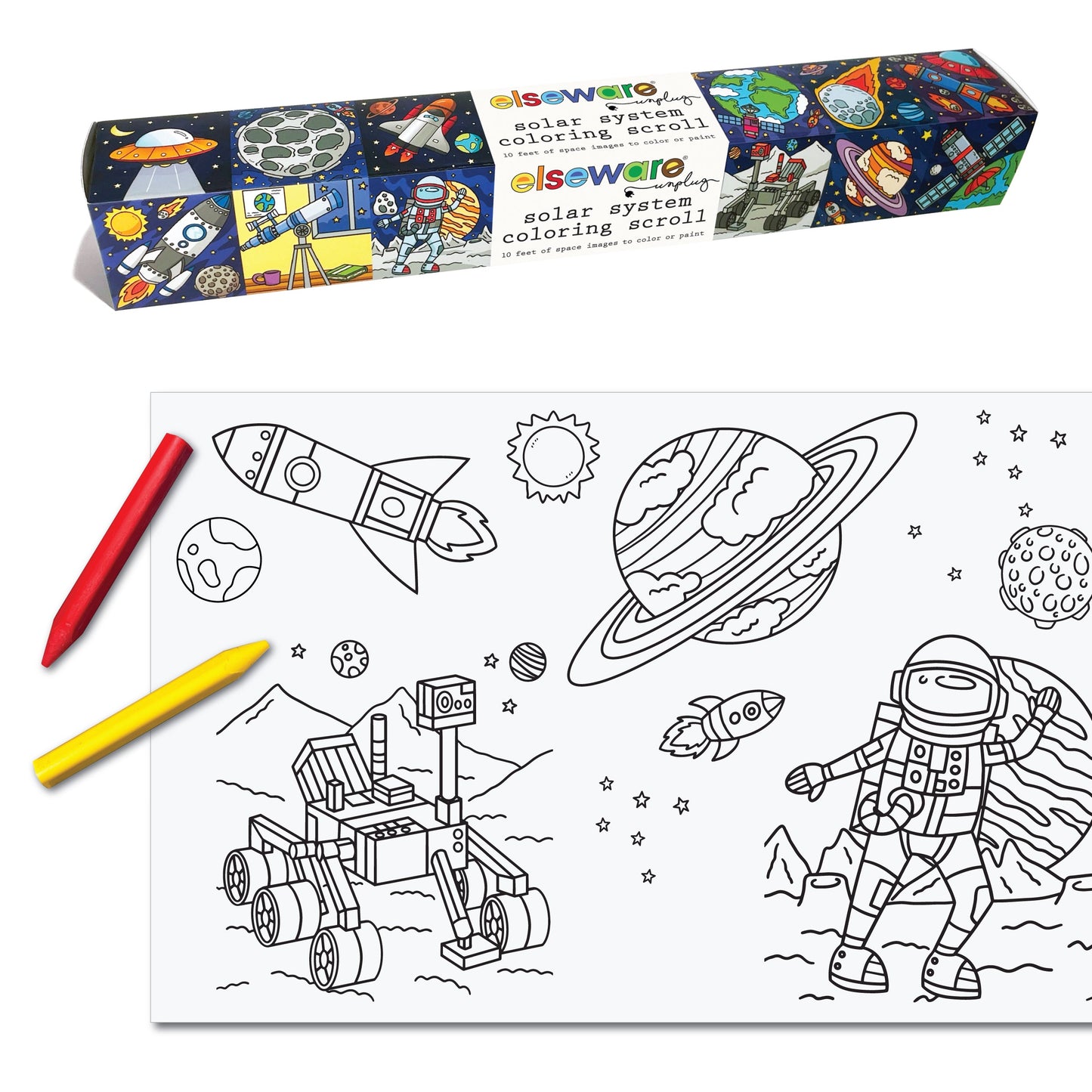 Outdoor Art Bundle - Chalk, Crayons, & Coloring Fun
