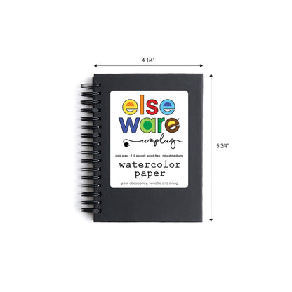 Watercolor Travel Set - Bamboo Case, Brushes, & Paper Pad