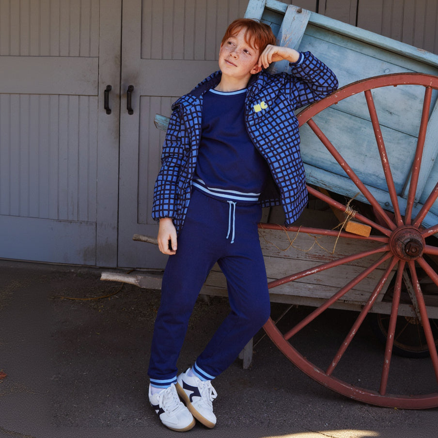 Mon Coeur Organic Cotton Jogger - Navy