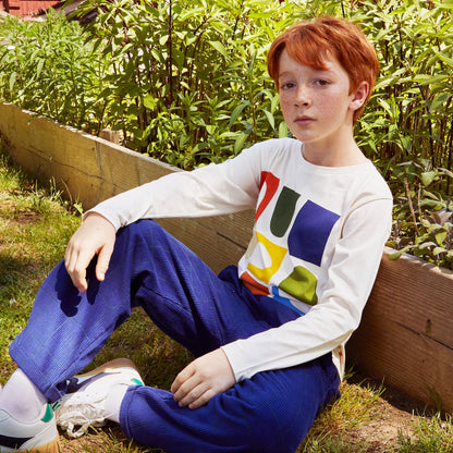 Mon Coeur Organic Cotton Long Sleeve T-Shirt - Shapes