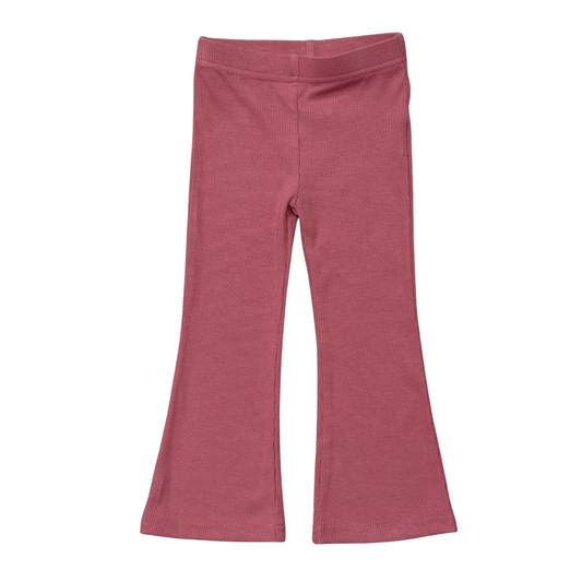 Bamboo Flare Pants - Mesa Rose