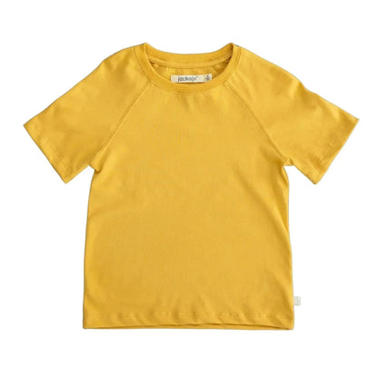 Organic Cotton Raglan Kids T-Shirt | Jackalo