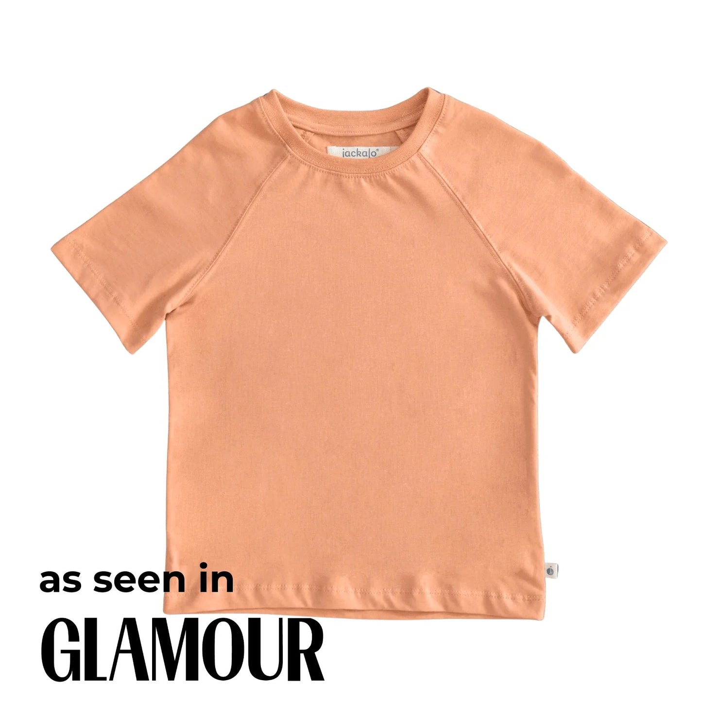Organic Cotton Raglan Kids T-Shirt | Jackalo