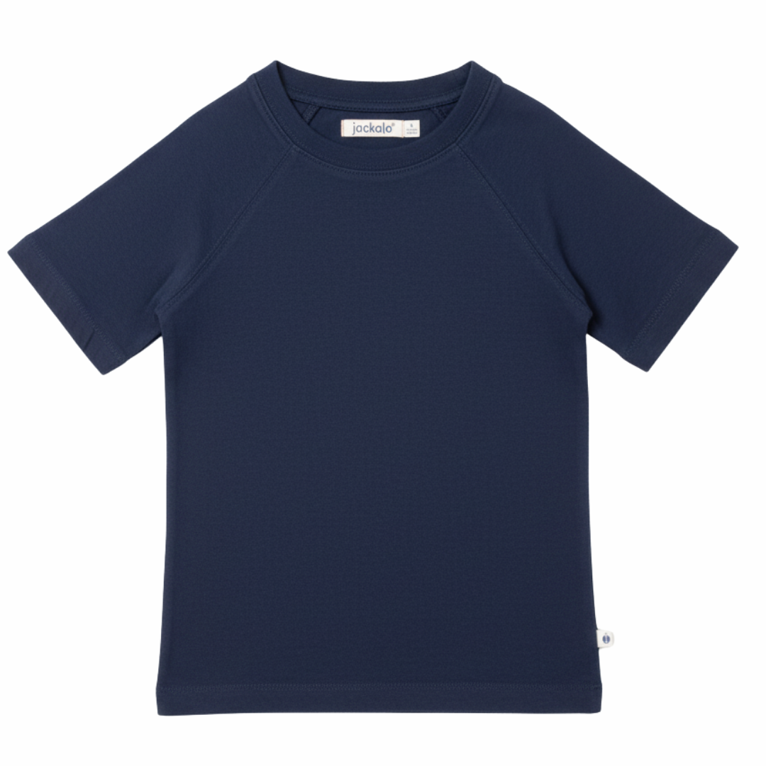 Organic Cotton Raglan Kids T-Shirt | Jackalo