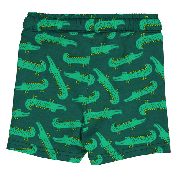 Fred's World organic Shorts- crocodile print, back