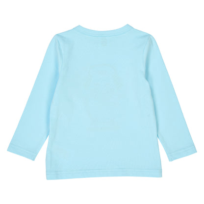 Fred's World Organic Boys' Long Sleeved Top- Donut Monster Appliqué