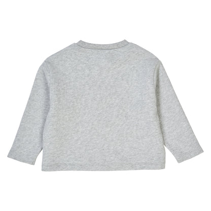 Fred's World Organic Girls' Sweatshirt- Owl Appliqué