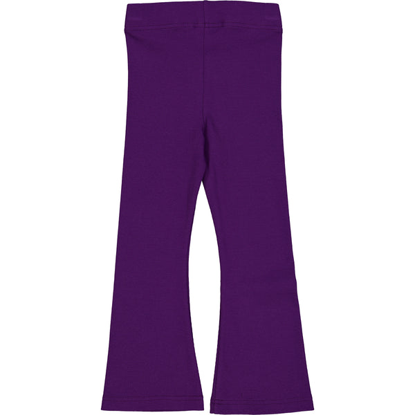 Fred's World Ribbed flare pants- sonic purple, back