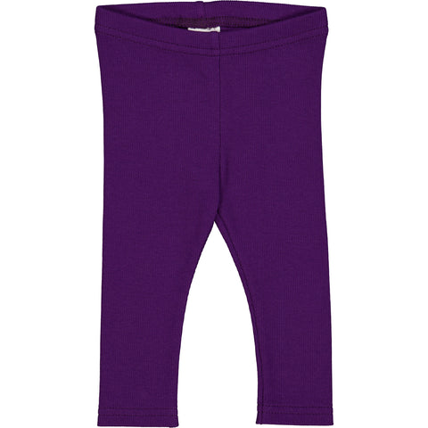 Fred's World organic Ribbed leggings- sonic purple