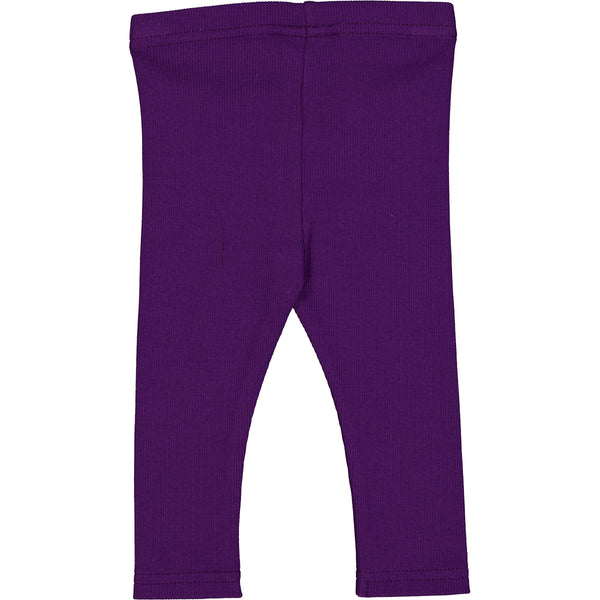 Fred's World organic Ribbed leggings- sonic purple, back