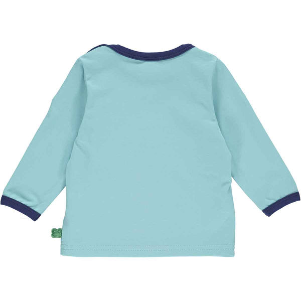 Fred's World organic Long sleeve top- tractor appliqué, back