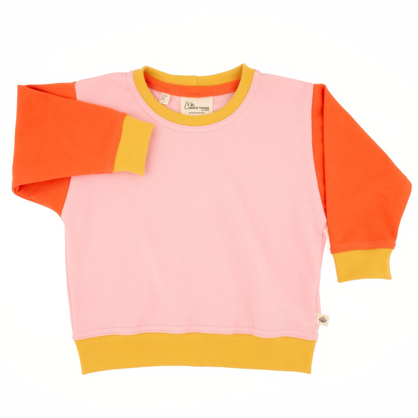 Colorblock sweatshirt- baby, various colors*
