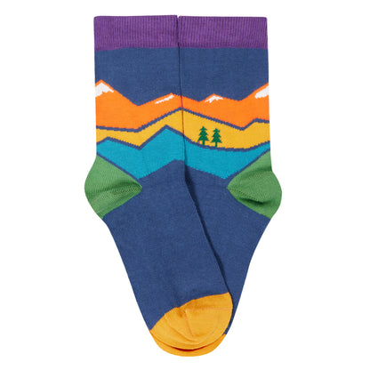 Frugi Organic Boys' Socks 3-Pack- Adventure