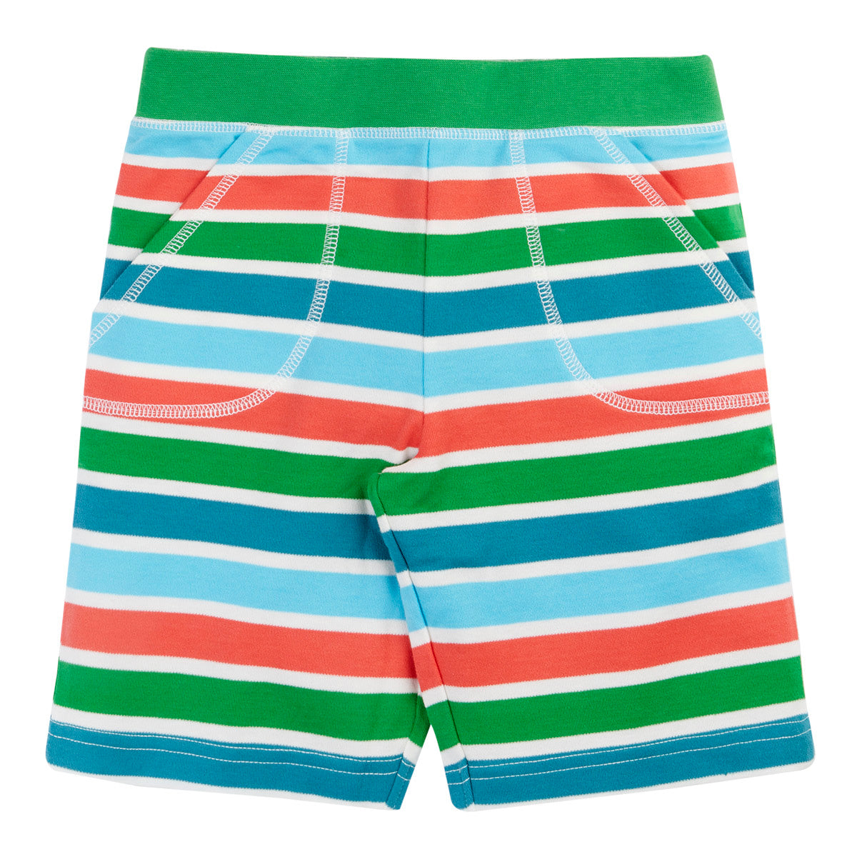 Frugi Breton Stripe Organic Cotton Shorts 