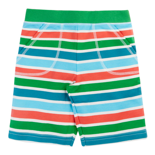 Frugi Breton Stripe Organic Cotton Shorts 