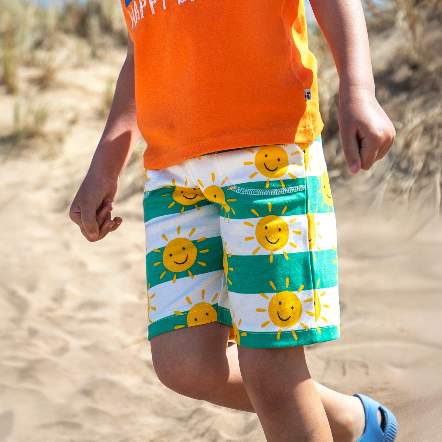 Frugi Sunshine Print Organic Cotton Shorts | Kids Summer Shorts