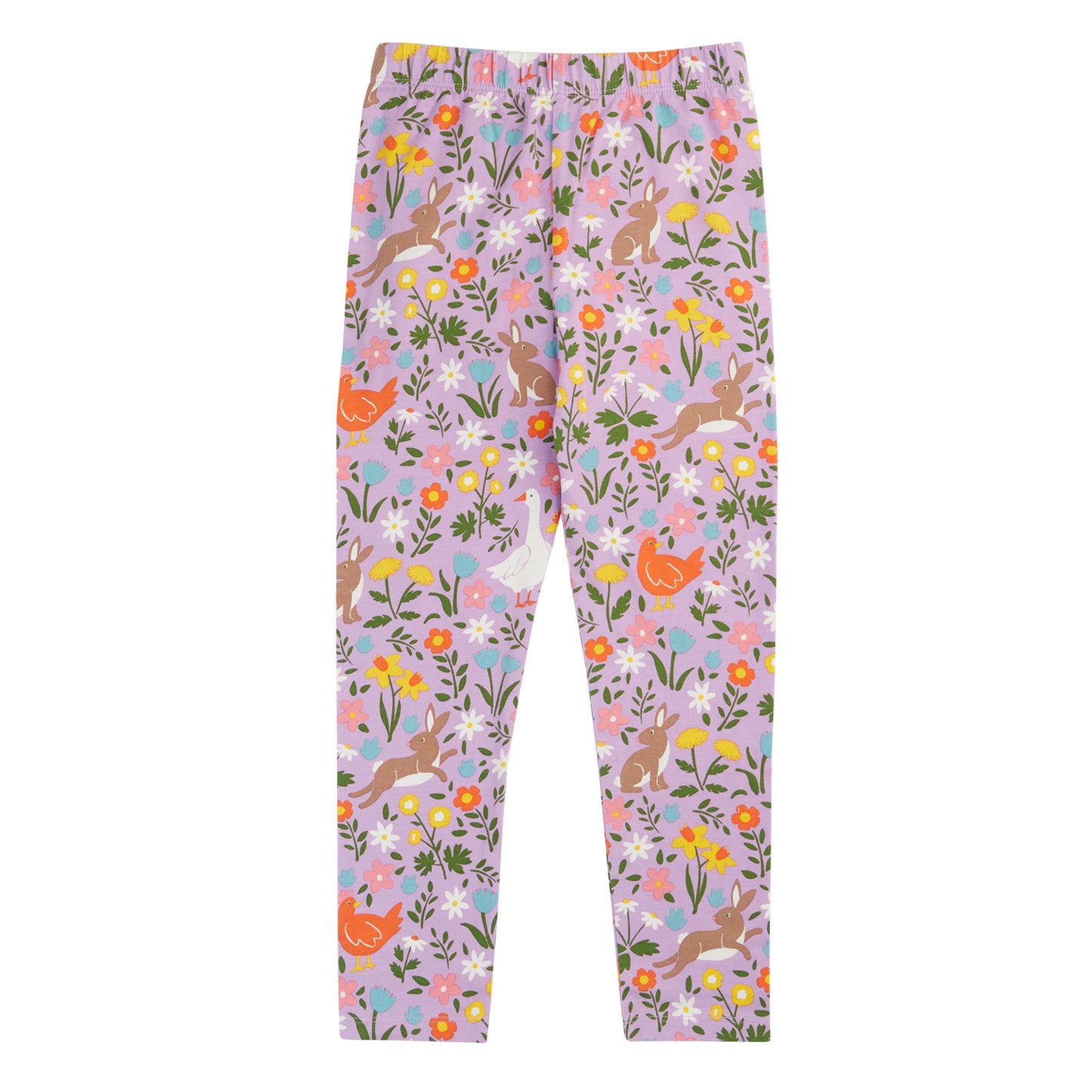 Organic Cotton Leggings - Bunny Meadow